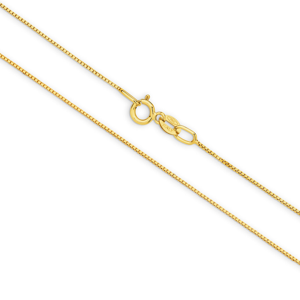 Box Chain 0.60mm Yellow Gold - CFBC00002
