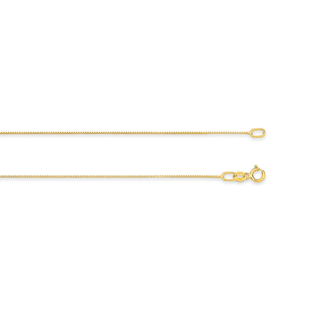 Box Chain 0.60mm Yellow Gold - CFBC00002