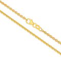 Cable Chain 2.29mm Yellow Gold - CFCA00003