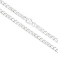 Diamond Cut Flat Curb Chain 3.06mm White Gold - CFFC00003