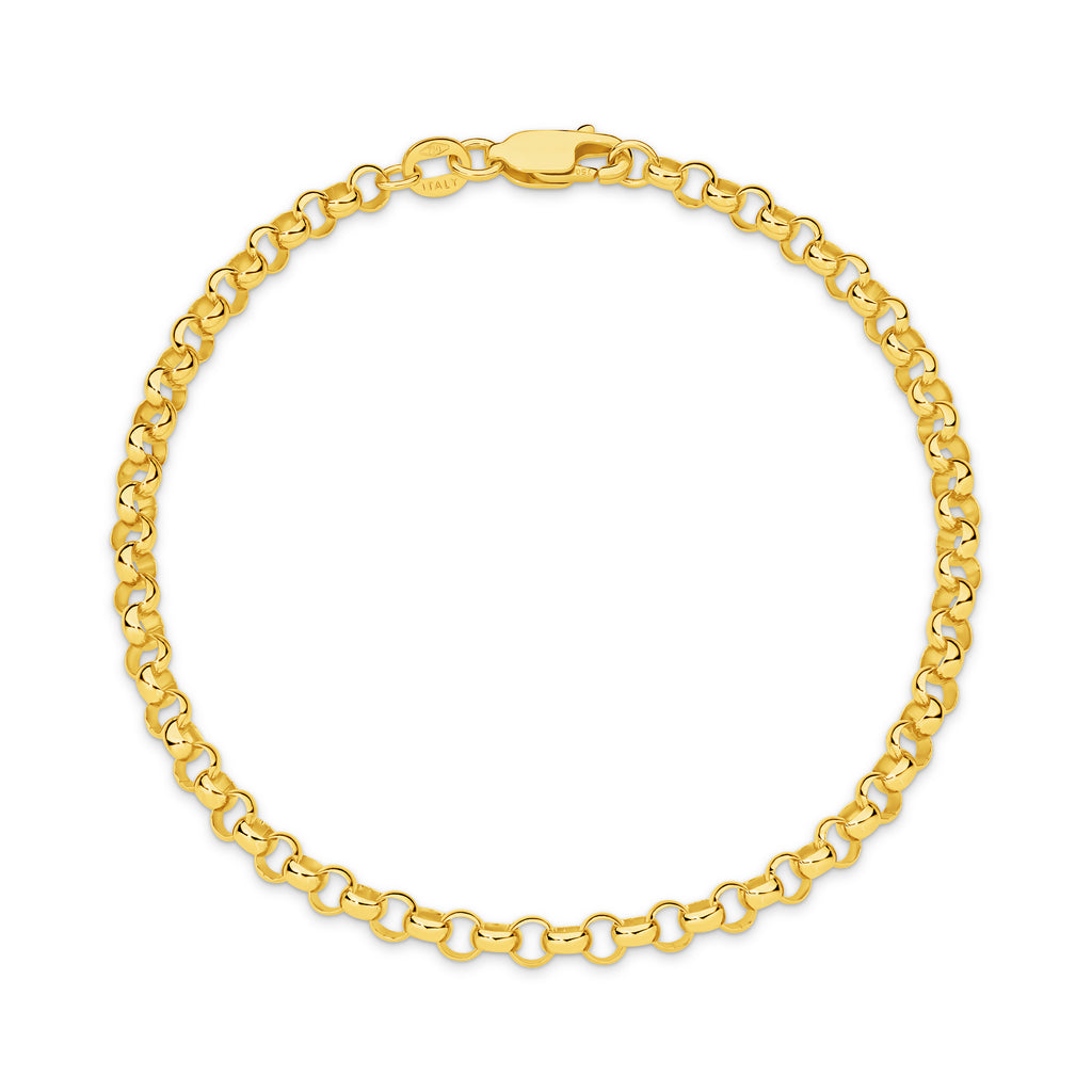 Belcher Bracelet 3.34mm Yellow Gold - CBBH00004