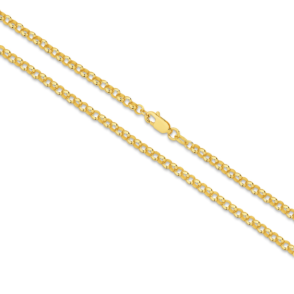 Belcher Bracelet 3.34mm Yellow Gold - CBBH00004