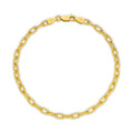 Paper Clip Bracelet 3.6mm Yellow Gold - CBLA00001