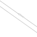 Diamond Cut Anchor Chain 1.54mm White Gold - CFDA00009