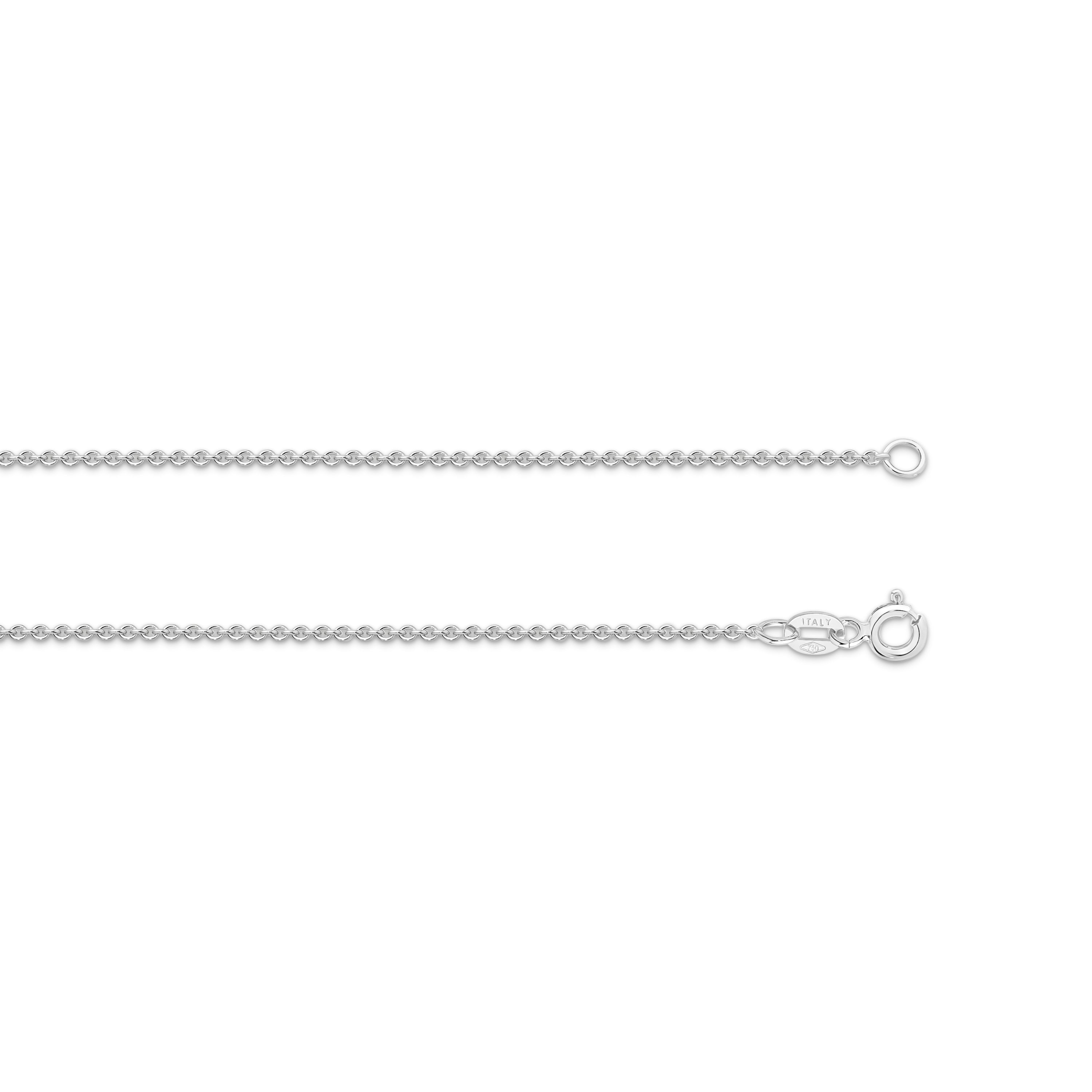 Cable Chain 1.30mm White Gold - CFCA00010