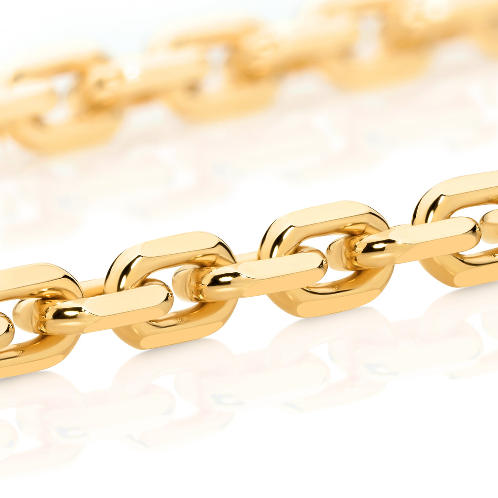 Diamond Cut Anchor Chain 3.60mm Yellow Gold - CFDA00004