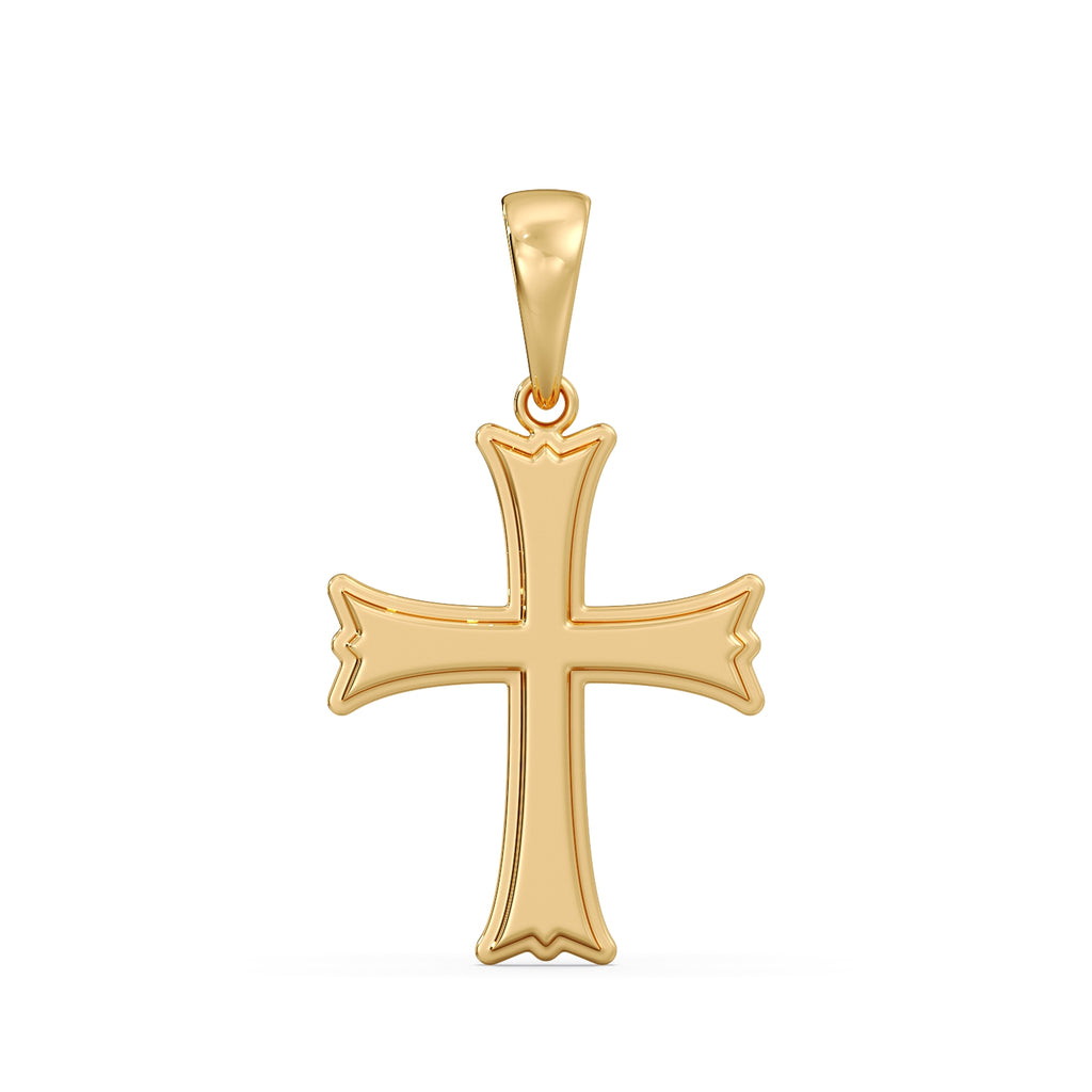 Gold Roman Catholic Crusader Cross