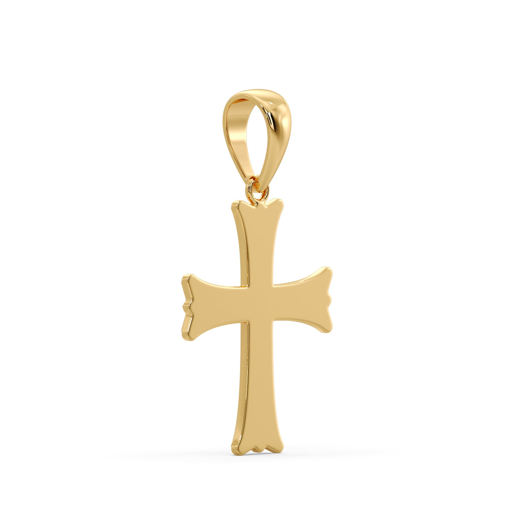 Gold Roman Catholic Crusader Cross
