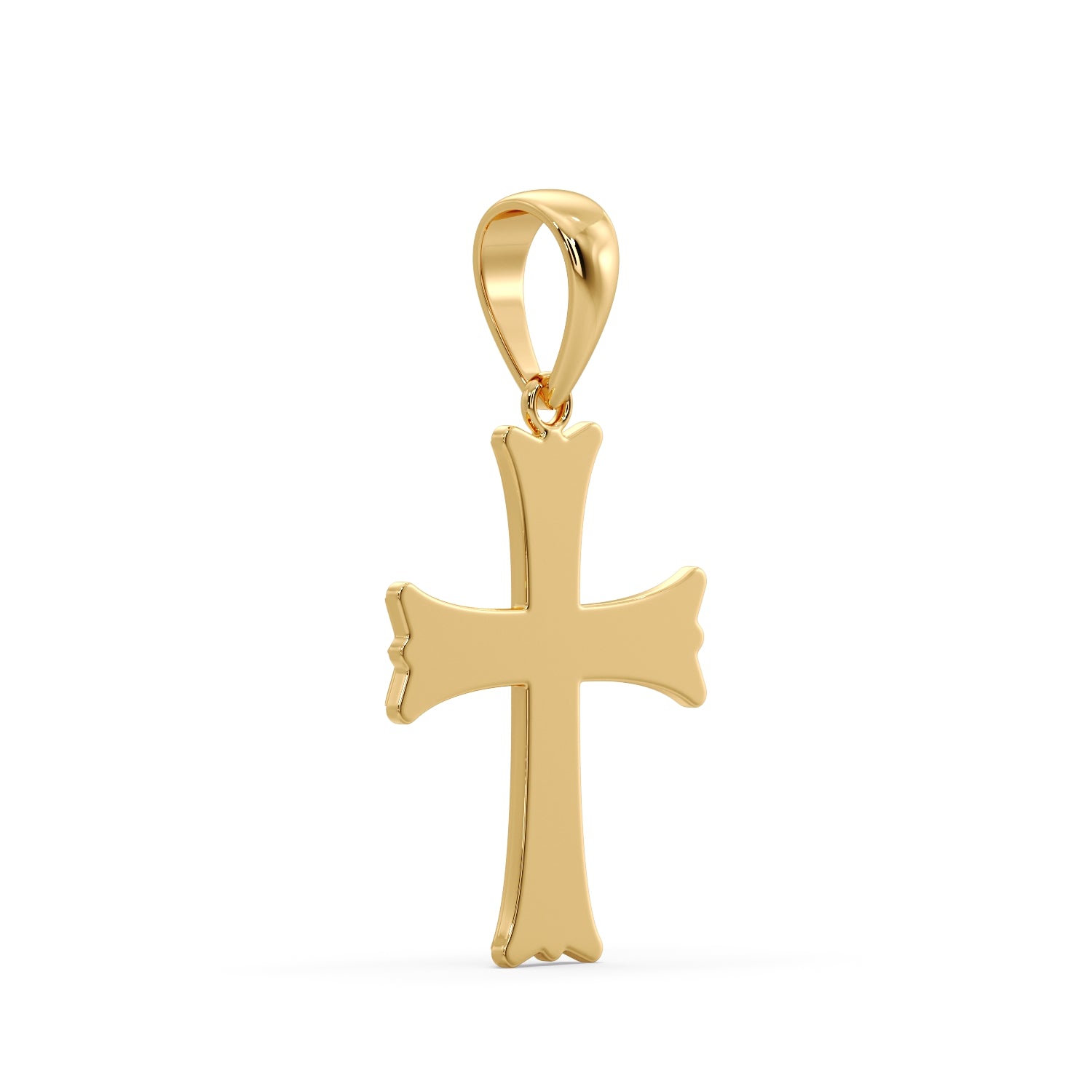 Gold Roman Catholic Crusader Cross