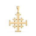 Gold Jerusalem Cross "Crusader's Cross"