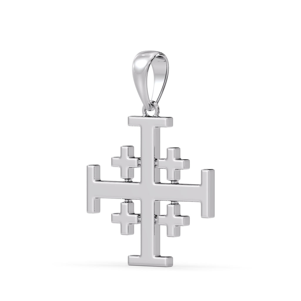Gold Jerusalem Cross "Crusader's Cross"