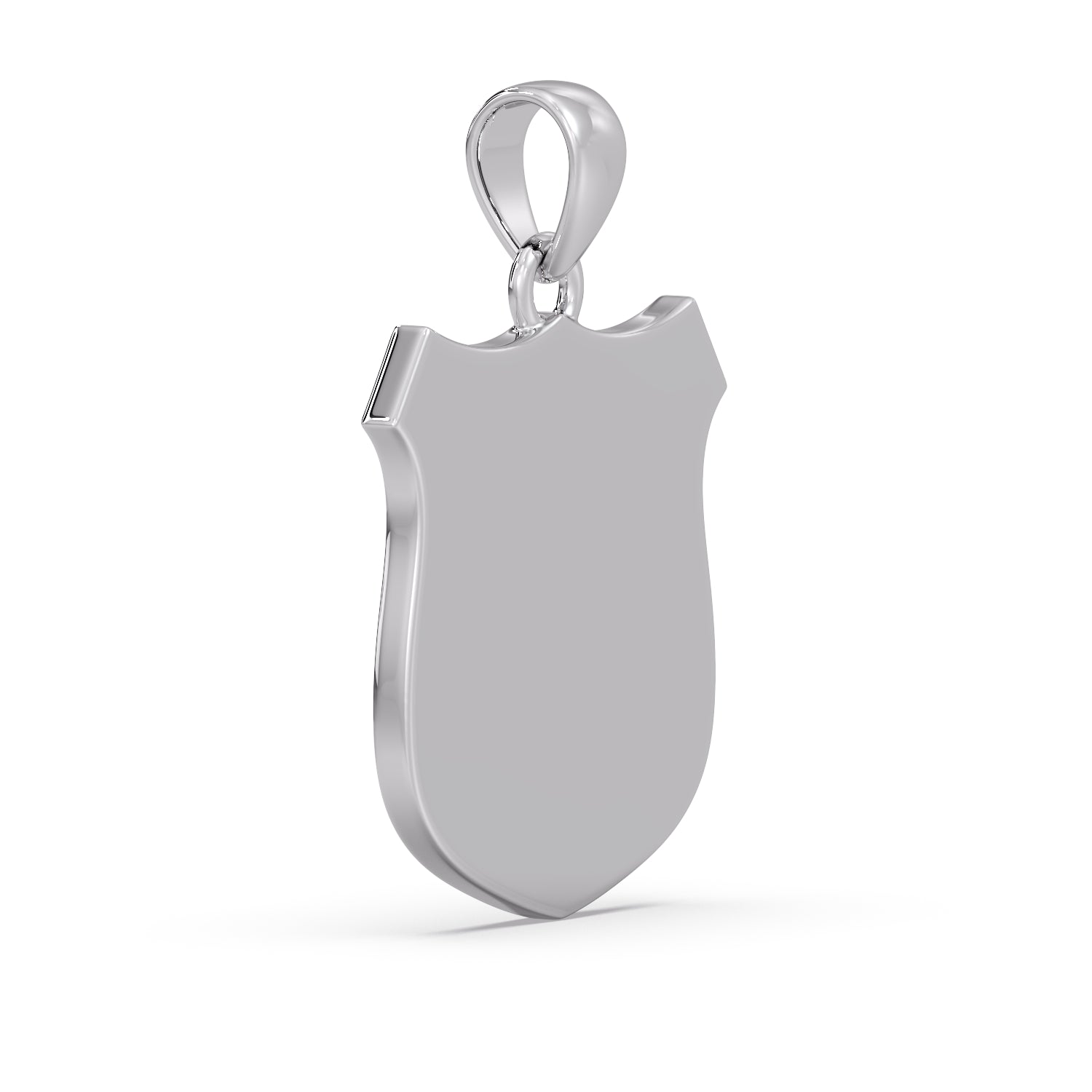 9ct White Gold GRB Pendant image 2