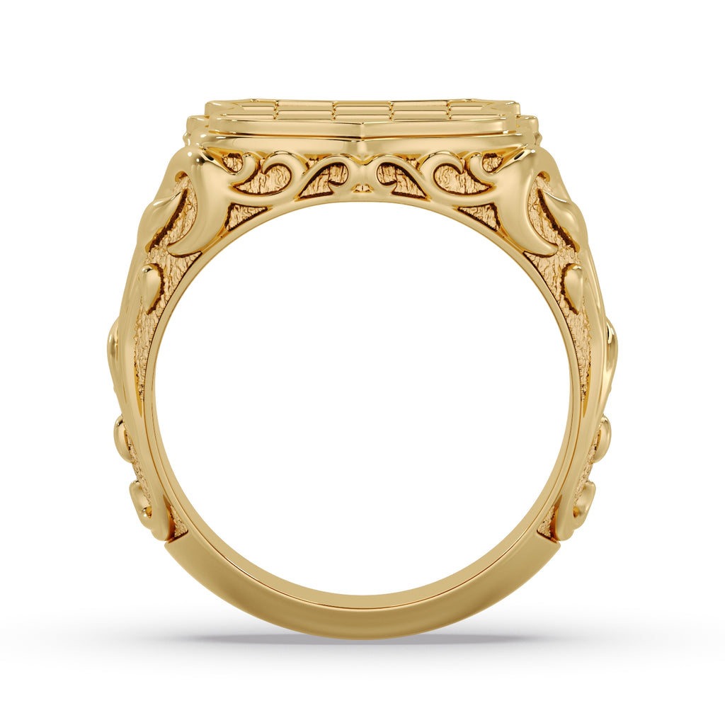 Men's Gold Classic GRB ring image 2