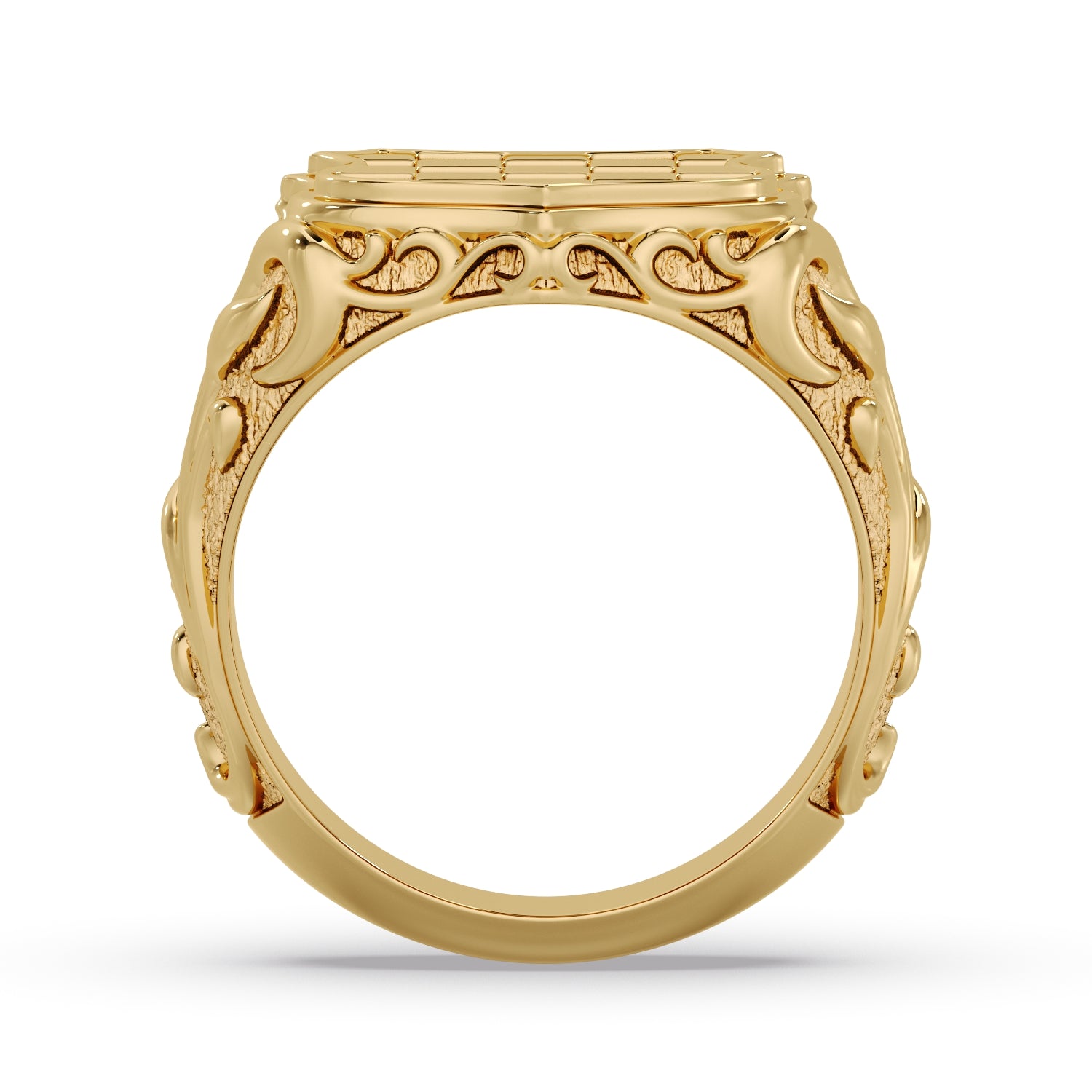 Men's Gold Classic GRB ring image 2