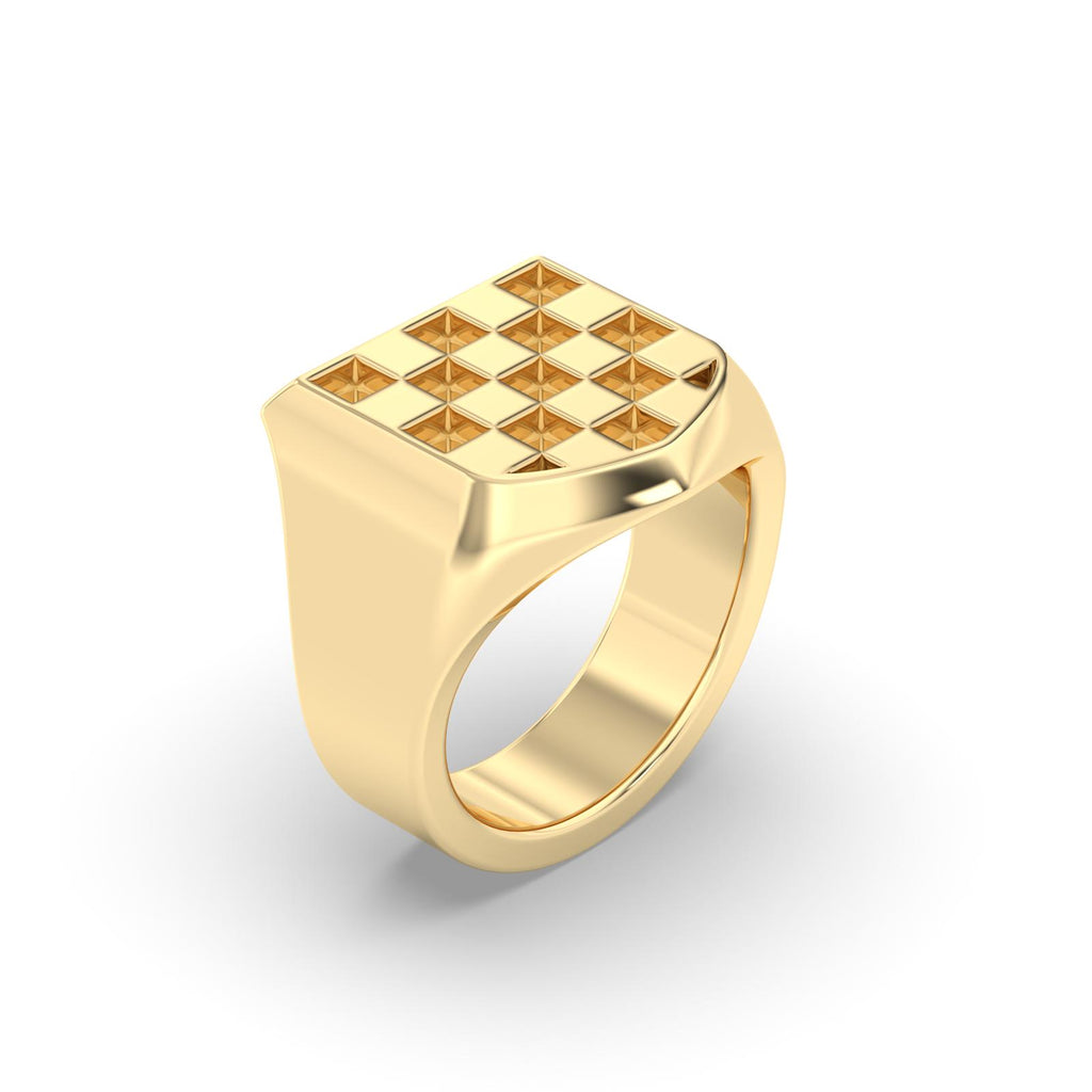 Gold GRB Signet ring image 0