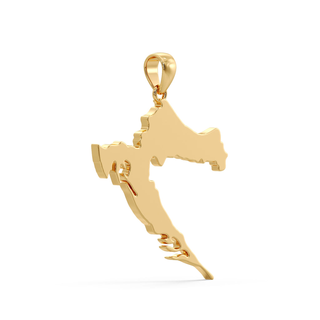 9ct Gold Croatia Dom Pendant image 0