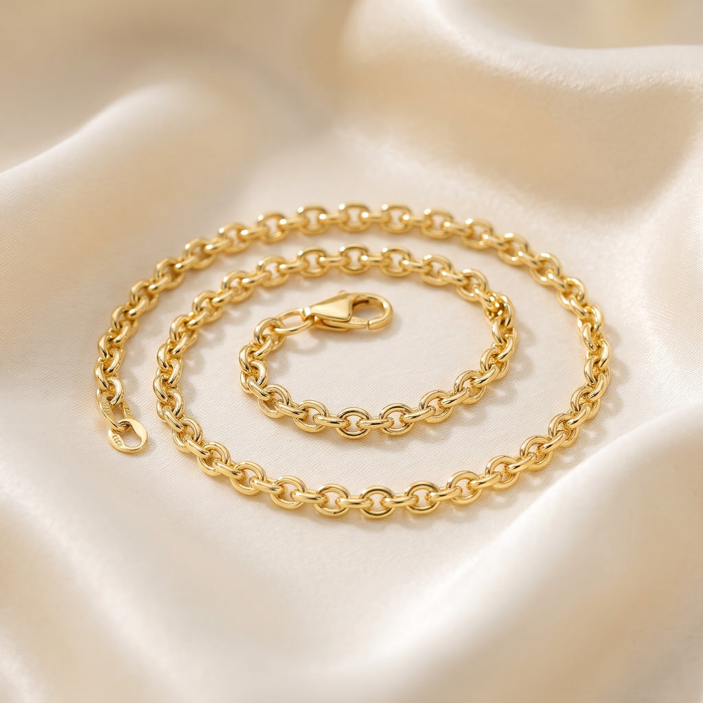 Cable Chain 3.05mm - Yellow Gold - luxury lifestyle image