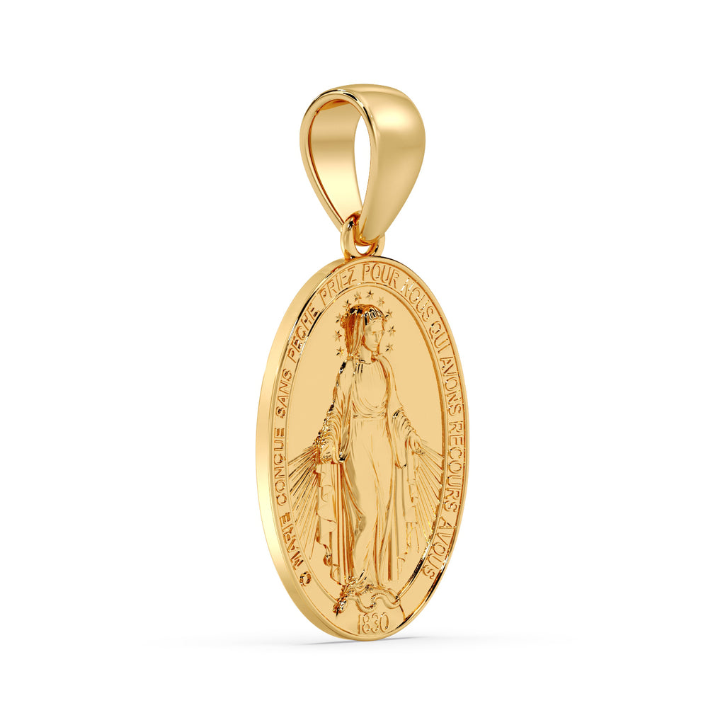 9ct Gold Miraculous Medal image 2