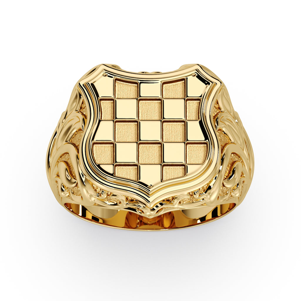 Men's Gold Classic GRB ring image 1