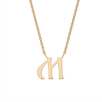 Glagolitic letter M pendant, technical view