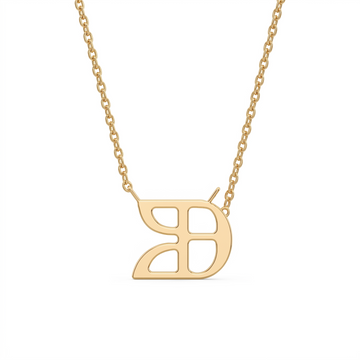 Glagolitic letter U pendant, technical view