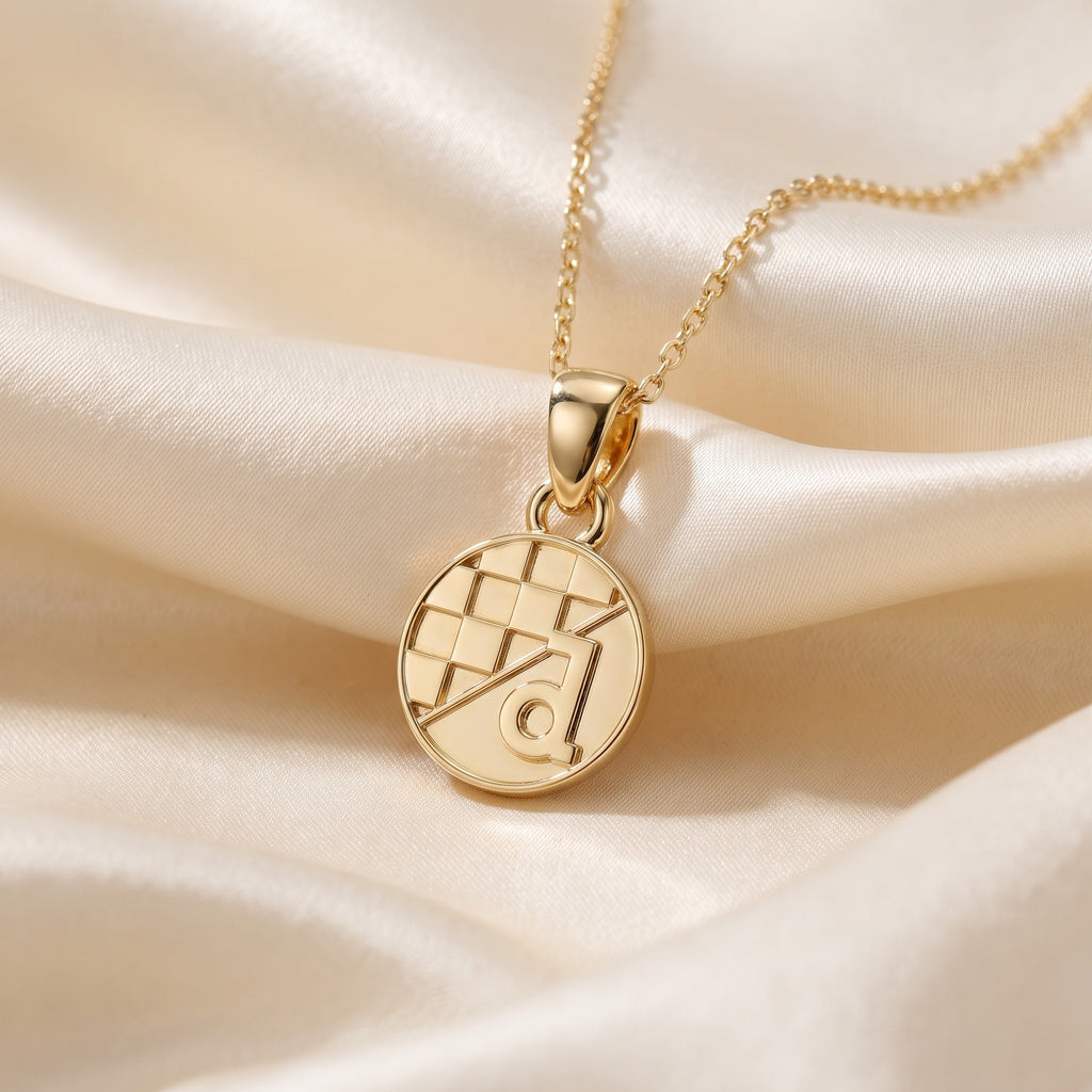 Gold Dinamo Pendant - luxury lifestyle image