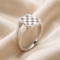 SILVER Womens OG Grb ring - luxury lifestyle image