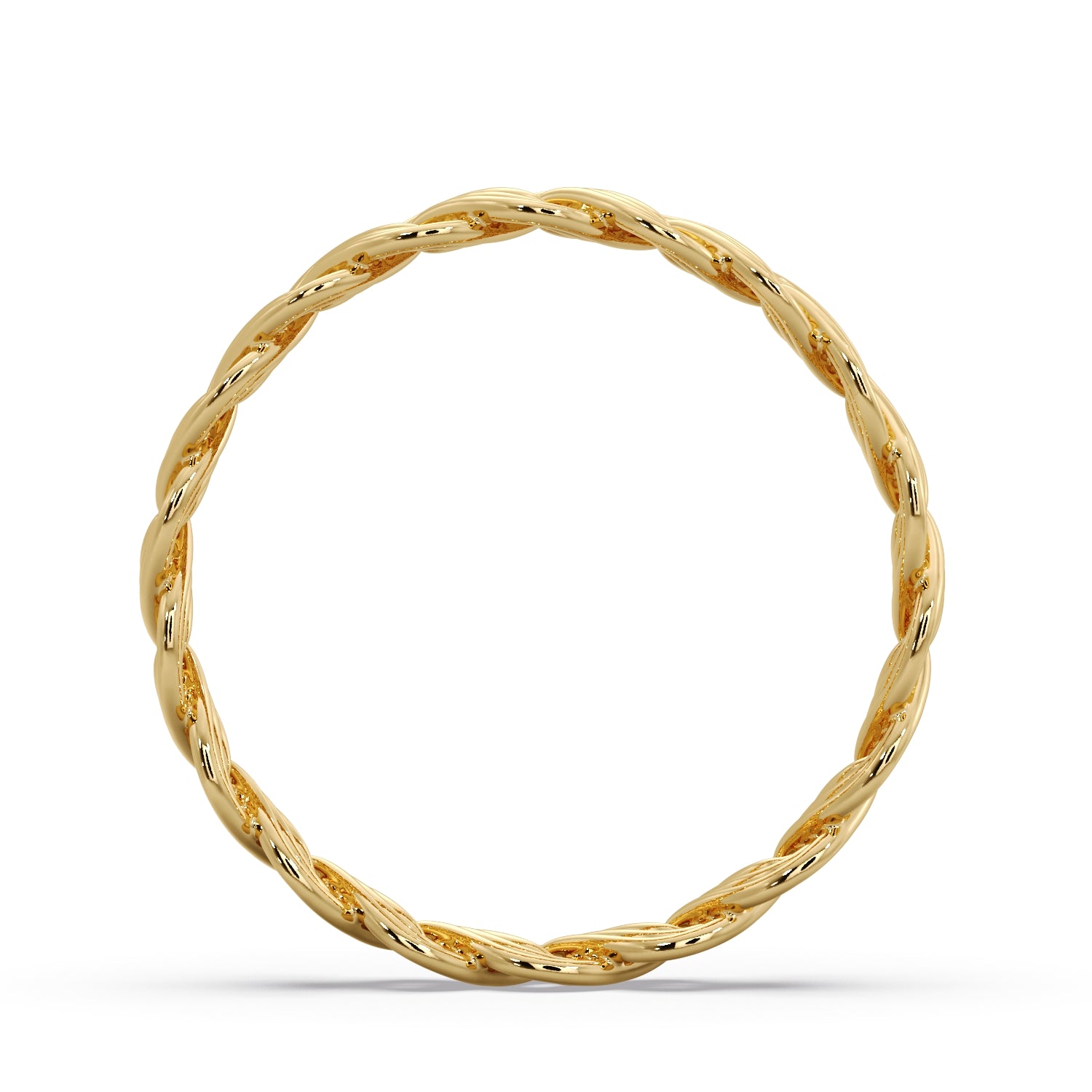 Women's Fine Pleter Ring in 9ct yellow gold